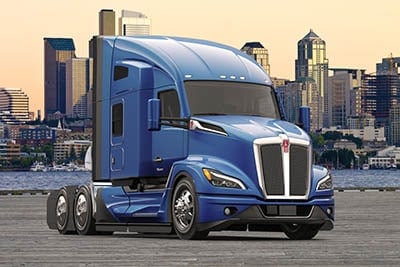 Blue Kenworth T680 Next Gen Preview Image