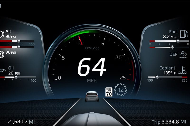 Kenworth 15-Inch High-Definition Display