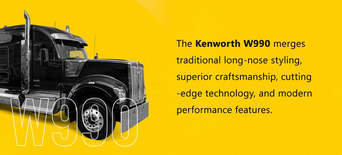 A black Kenworth W900 sleeper truck