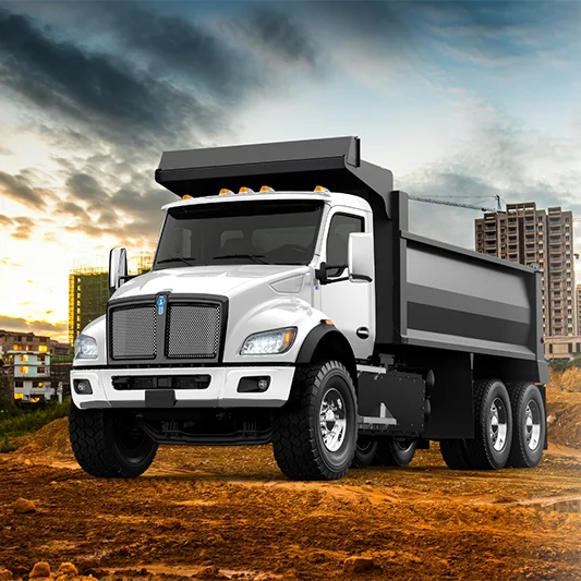 driving-experience-kenworth-md-ev Kenworth medium-duty ev with dump body