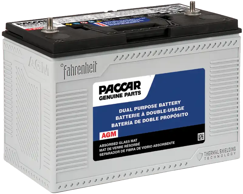 Paccar AGM Battery. Part#:
P53-1318-002EXCH 